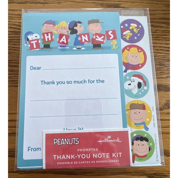 Hallmark Party Supplies Peanuts Gang Thank You Notes Poshmark